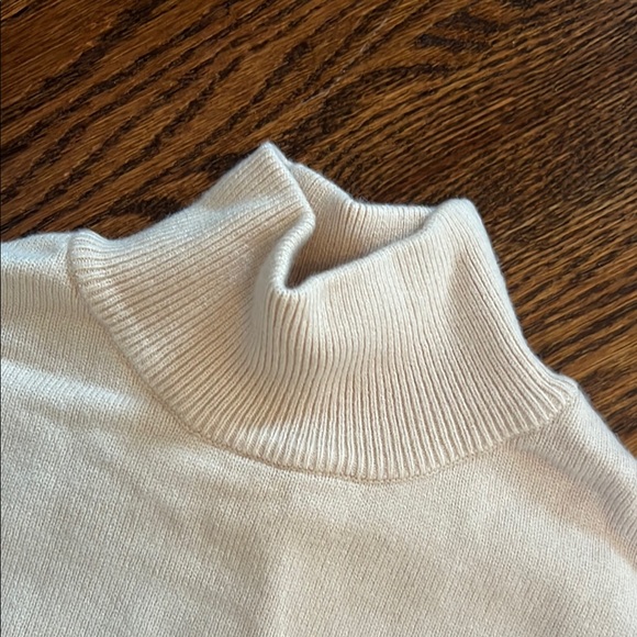 OAK + FORT Cream Cowl Neck Sweater - Picture 2 of 3